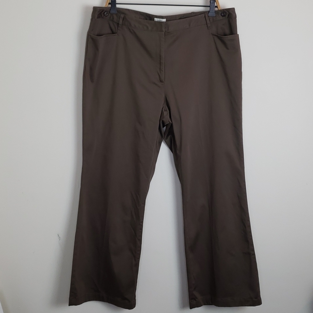 - J. Jill wide leg crop pants Size 18 Petite